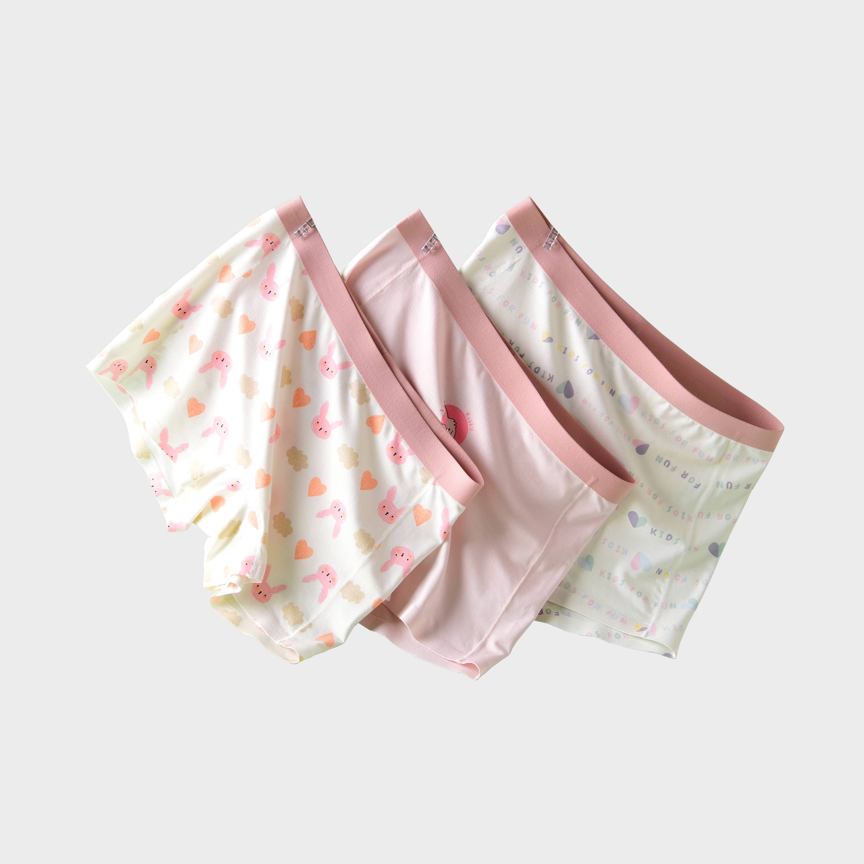 [GB225] Girls' 3-Pack Silky-Smooth Seamless Underwear