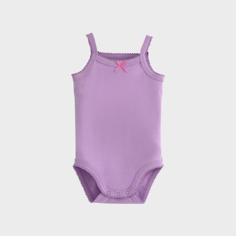 [AD097] Lilac Purple Baby Romper