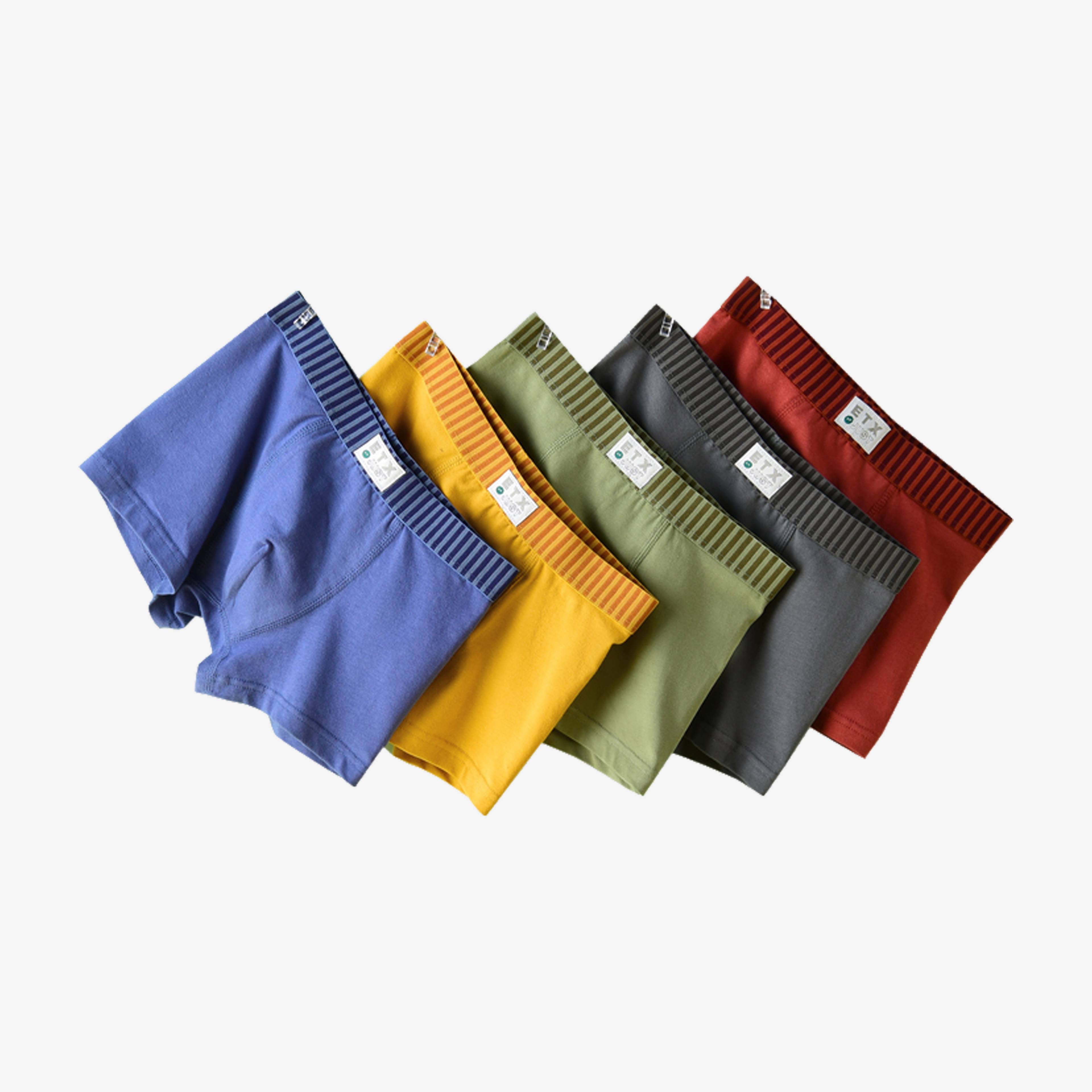 [GB108] ETX JUST Boys ActiveCore Cotton Boxer Briefs 5-Pack