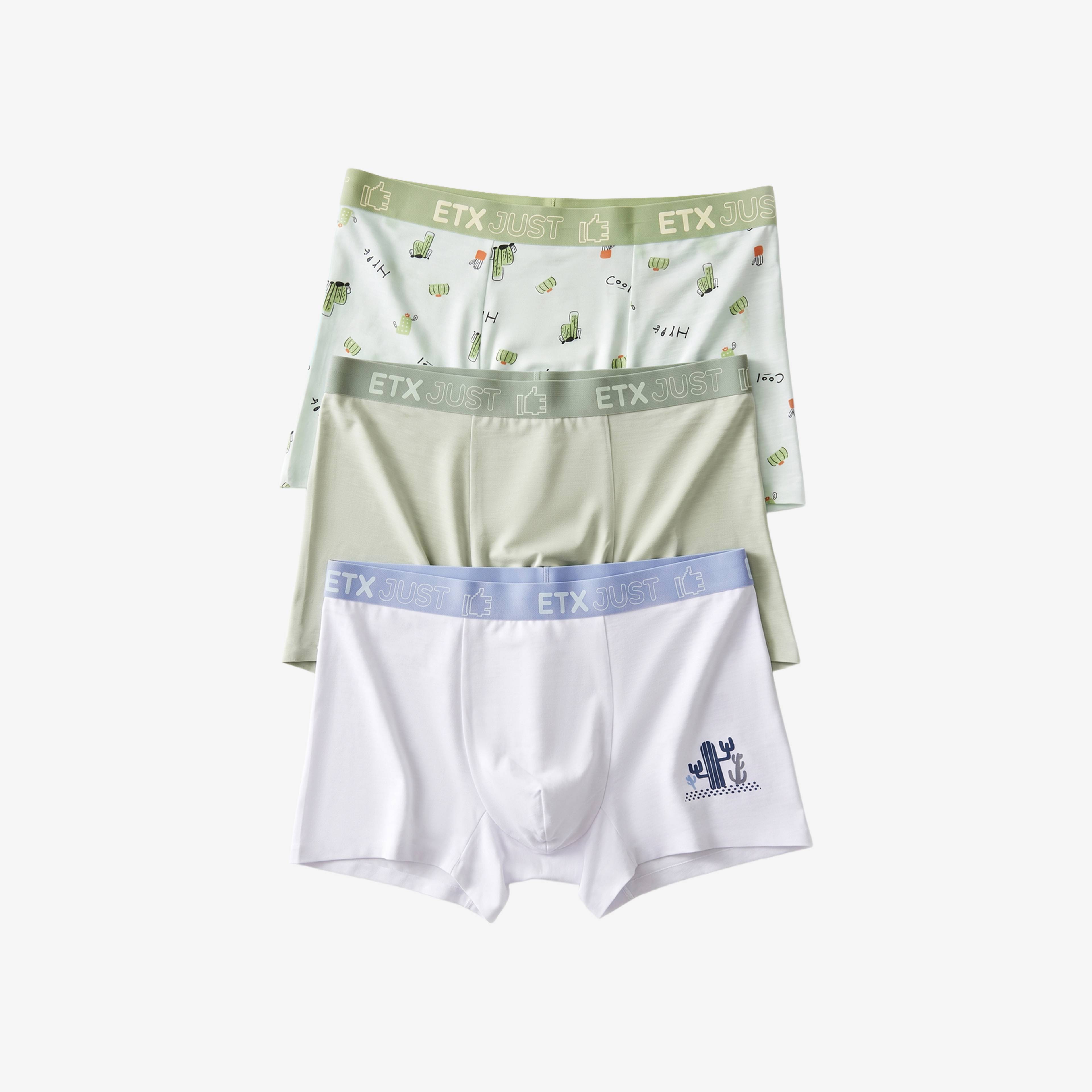 [GB160] ETX JUST Boys’ 3-Pack Premium Bamboo Boxer Briefs | Soft Stretch Underwear